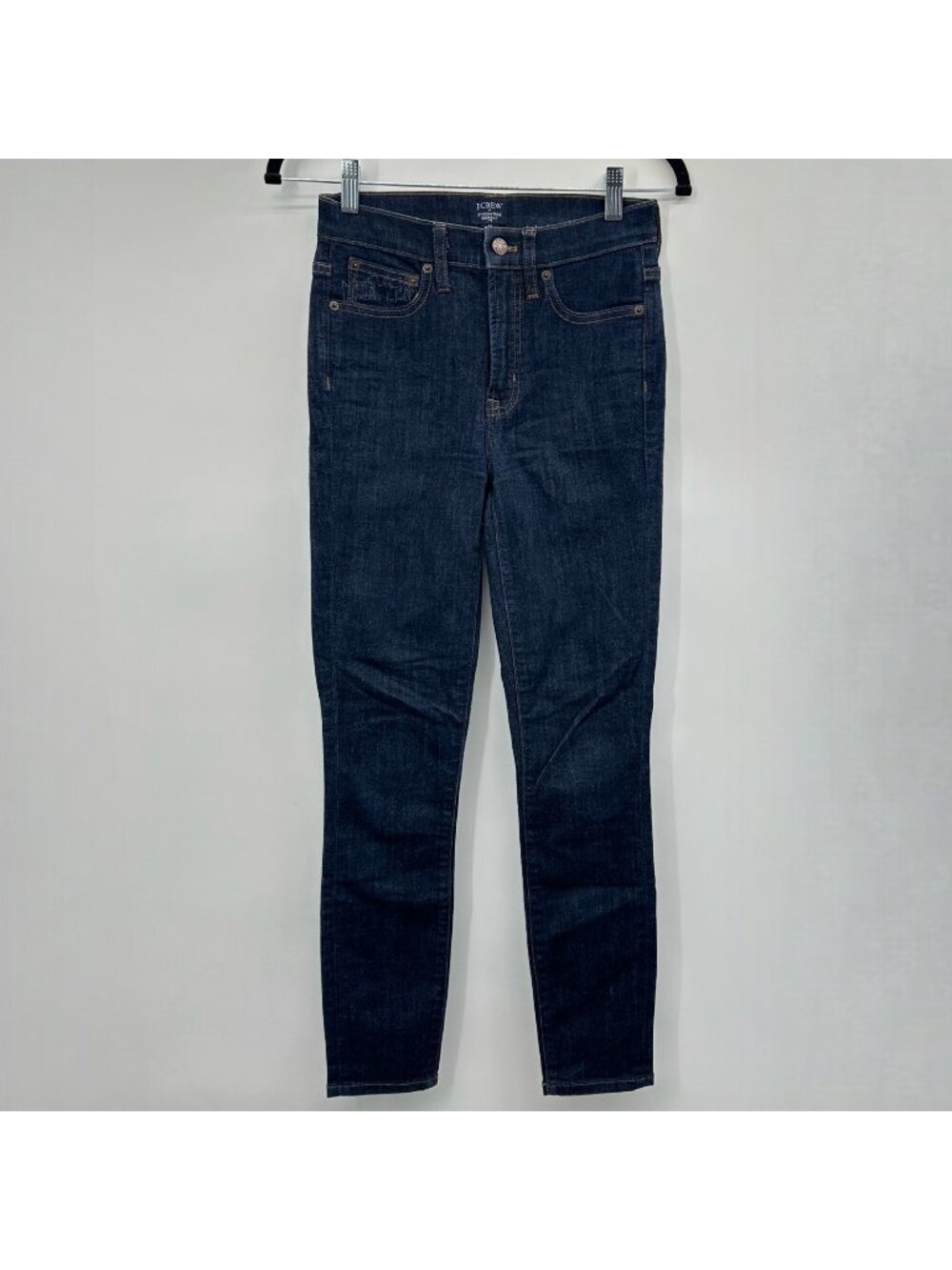 J. Crew Factory Mid-Rise Dark Wash Skinny Jeans Size 25